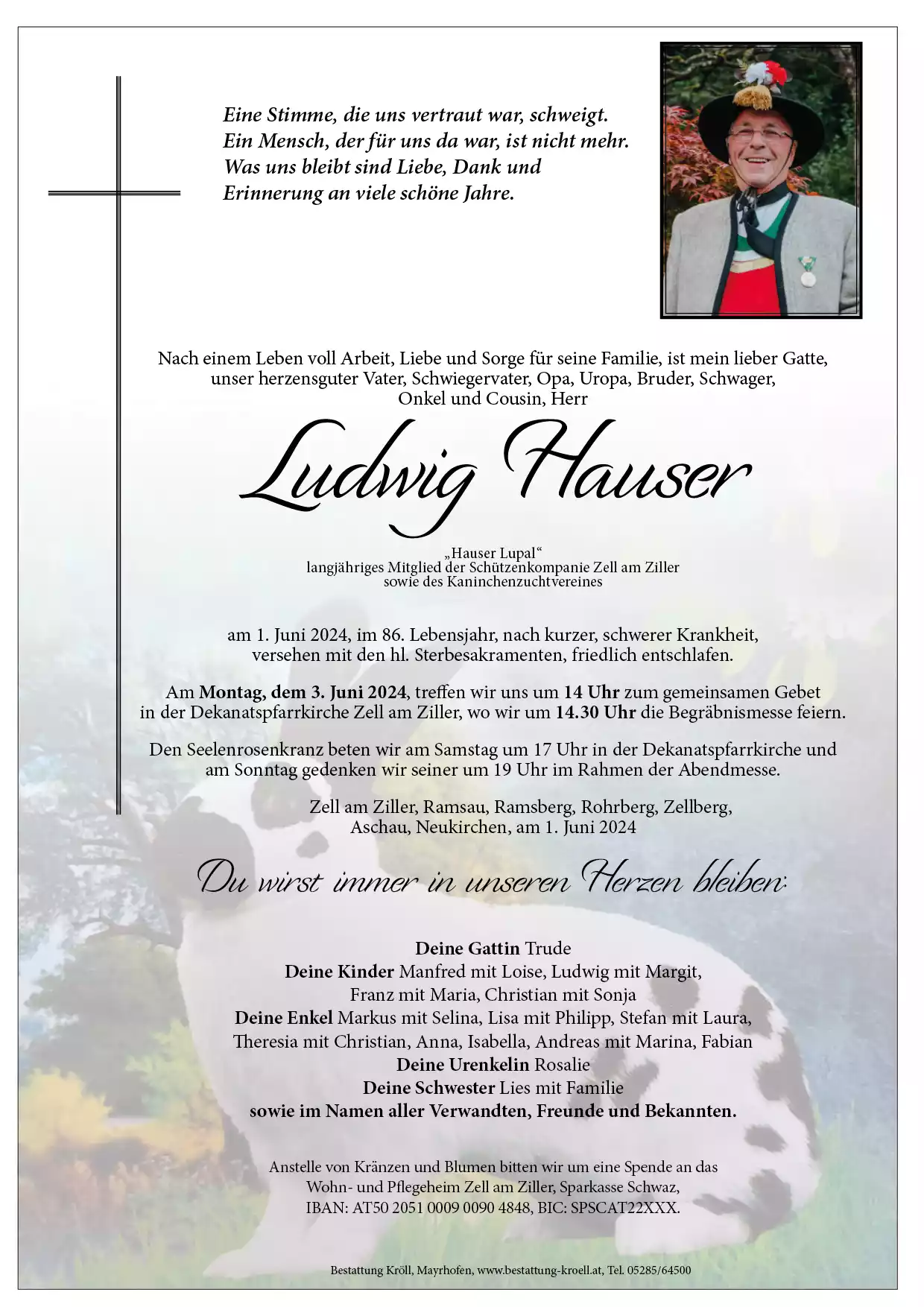 Parte von Ludwig Hauser